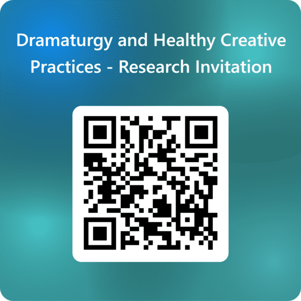 Qrcode Dramaturgy And Healthy Creative Practices Research Invitation